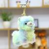 New Mink Fleece Alpaca Plush Keychain, Cute Mini Sheep Doll Pendant, Creative Bag Hanging Ornament