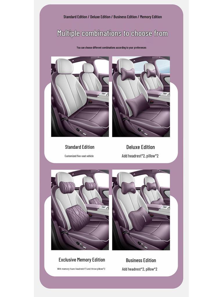 2026 Changan Qiyuan a06 All-Season Seat Covers - Full Coverage Interior Car Seat Cushions