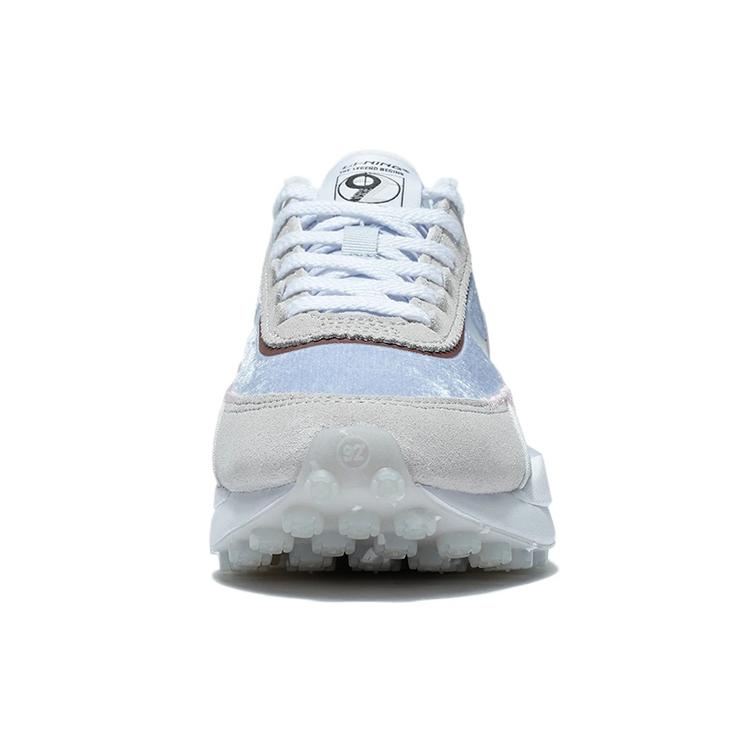 New LiNing Square Durable Breathable Low-Top Sports Casual Shoes Women's Gray Blue AGCS014-2