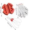 Perforated Tube Cable Puller Rubber Thread Fish Tape Fastener Fastening Tool  Safety Glove