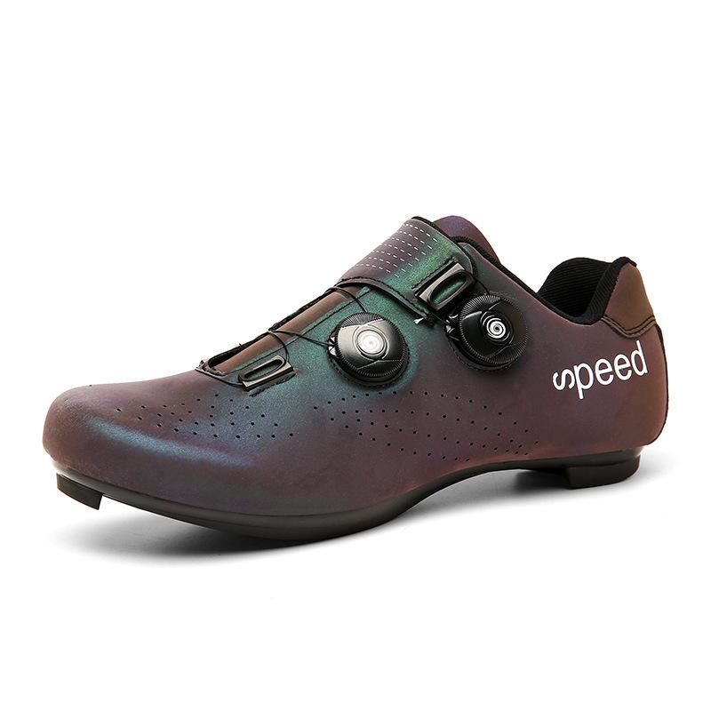 New Lock Riding Shoes Lock Shoes Men's And Women's Road Bike Booster Shoes Mountain Bike Dazzling