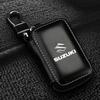 1 stk Læremblem Bilnøkkelveske Nøkkelring Glidelås Nøkkelveske For Suzuki Grand Swift Jimny Vitara Baleno SX4 XL-7 GW250 Tilbehør