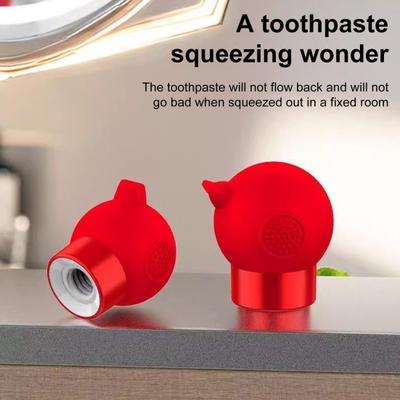 Yousheng 1/2Pcs Pump Toothpaste Squeezer with Self-Closing Cap Easy To Use Portable Universal Compatibility Toothpaste Tube Dispenser