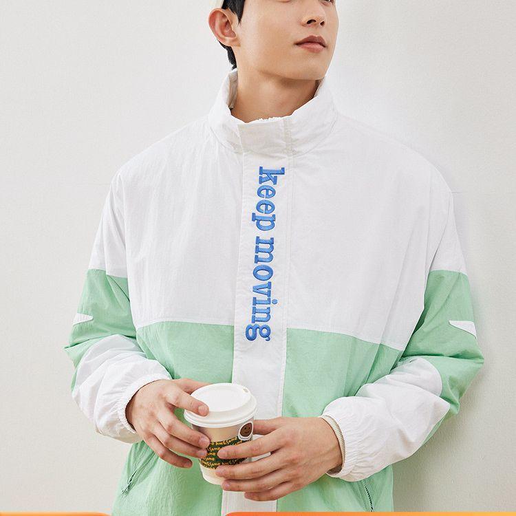 Anta Life Series Loose Casual Spliced Hooded Woven Sports Jacket Unisex Jackets Moss-Green 152218601-2