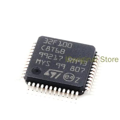 STM32F100C8T6 Original STM32F100C8T6B QFP48 Chips STM32F100C8T6BTR C8t6 Single-Chip Microcomputer Chip STM32F100C8T6