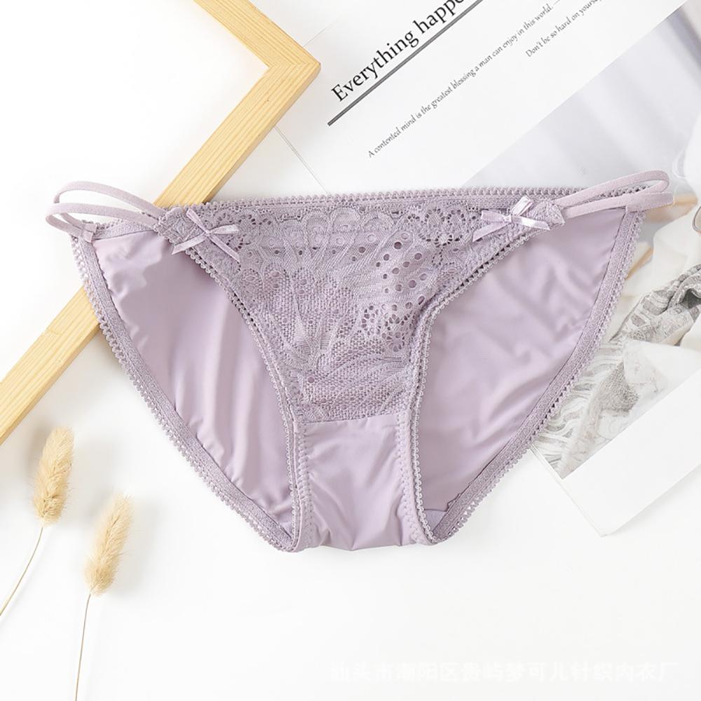 Underwear Soft Bow Underpants G-string Bandage Lace Panties Sexy Briefs Lingerie Women Thong