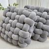 1pc Knot Throw Pillow Soft Throw Pillow Home Decoration Cushion Square Office Knotted Plush Throw Pillow Cushion for Home