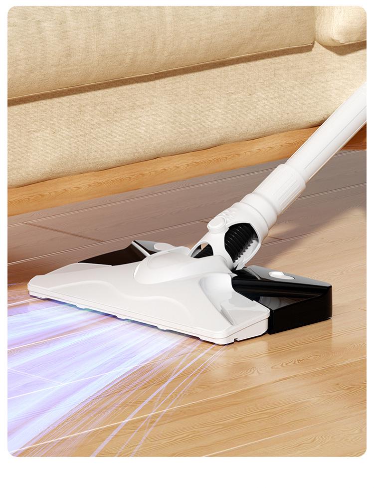 High-Power Portable Handheld Wireless Vacuum Mop - Multifunctional with Strong Suction for Dust and Mite Removal