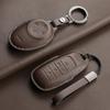 Genuine Leather Vehicles Key Fob Cover Case Housing Remote Fit For Gac Aion Y Plus S V Lx Ia5 Ut Rt Auto Housing Key Ring Anti-Scratch Case Auto
