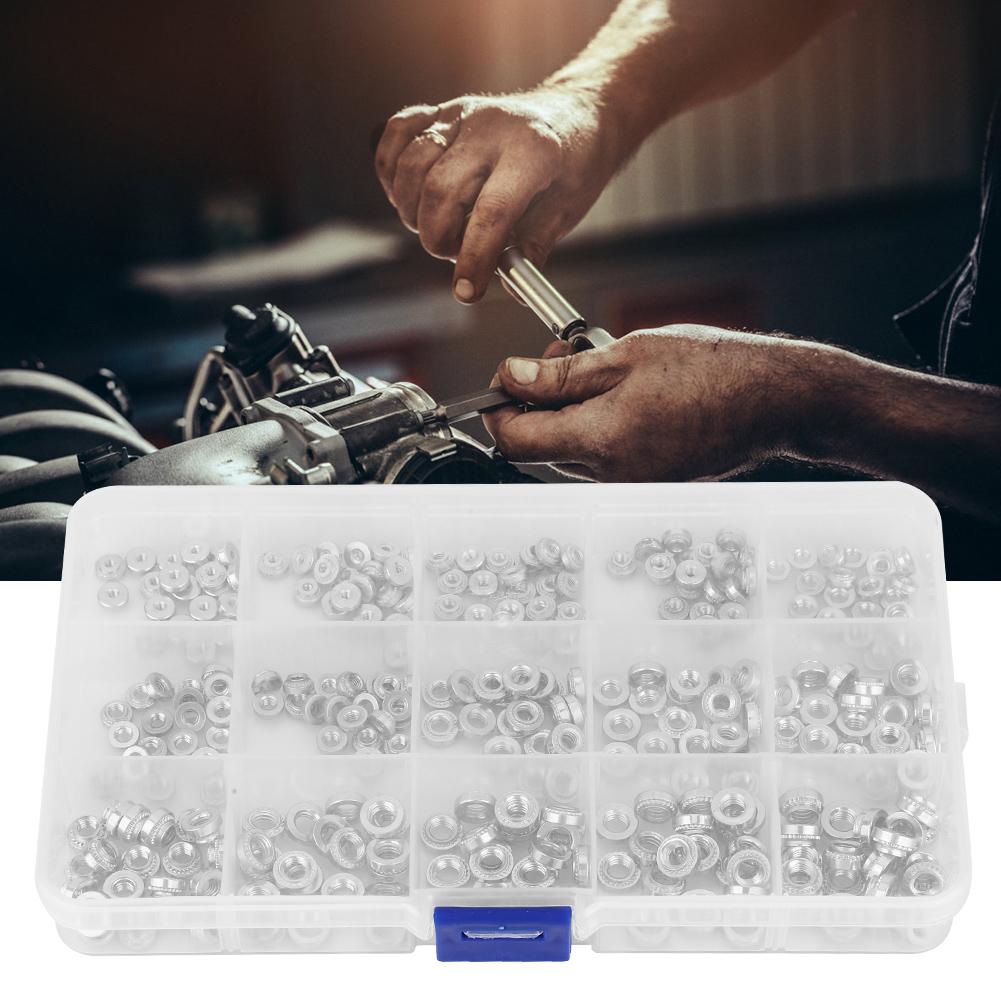 300pcs Nuts Pressure Riveting Self Clinching Nuts Metal Fastener Tool