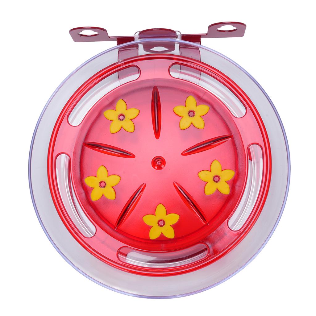 Window Hummingbird Feeder 5 Feeding Ports Easy Refill Bird Feeder with Strong Suction Cup for