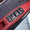 Carbon Fiber Window Lift Switch Button Panel Trim For Maserati Ghibil 2014-
