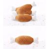 Squeaky Chicken Leg/ Carrot Shape Dog Chew Toy Soft Cleaning Massage Supplies Pet Cloth Stuffed Shape Molar Pet Toy