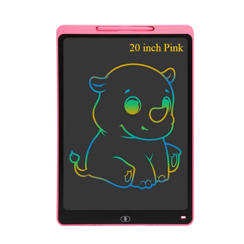 16/20 Inch Magic LCD Writing Tablet with Pens Kids Drawing Board Age 3-8 Reusable Montessori  Educational Toy for Children Gift