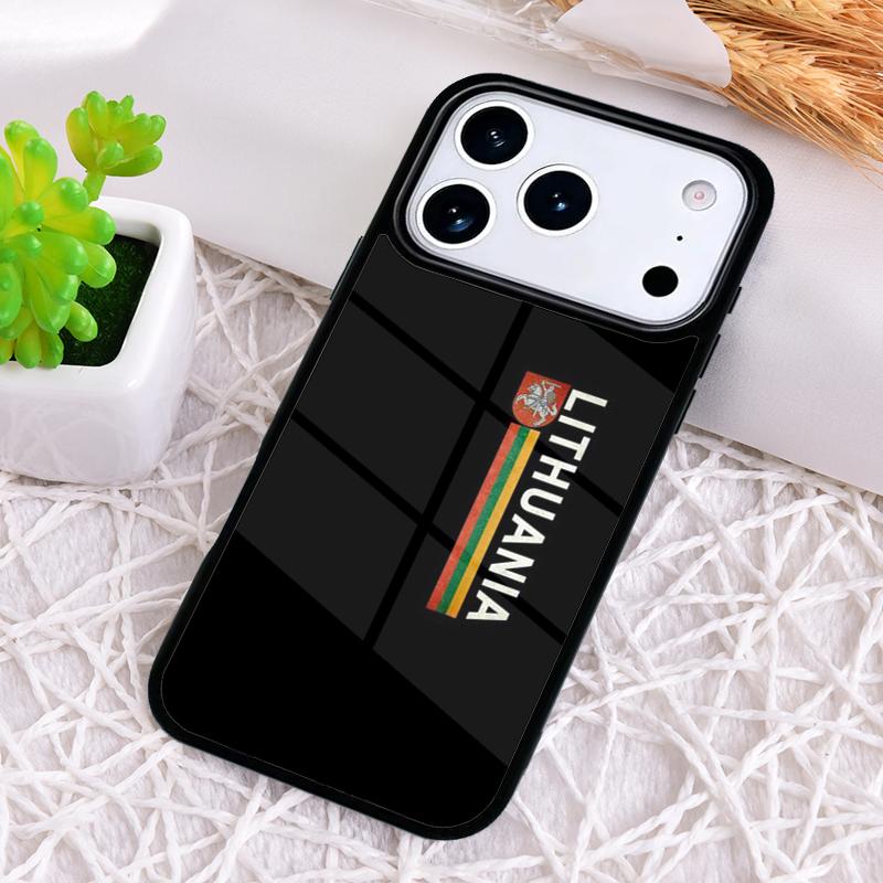 Lithuania Flag print Phone Case for iPhone 17 Air 16 15 11 12 14 13 Pro Max Shockproof Cover