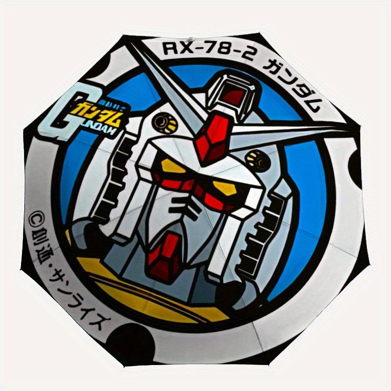 

1pc Gundam Robot Automatic Open/close Umbrella, Heavy-Duty Iron Frame, Folding Portable Design, Travel, Everyday Use175