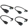 USB 3 Type Degree Right Angled A 90 Male to Female Extension Adapter