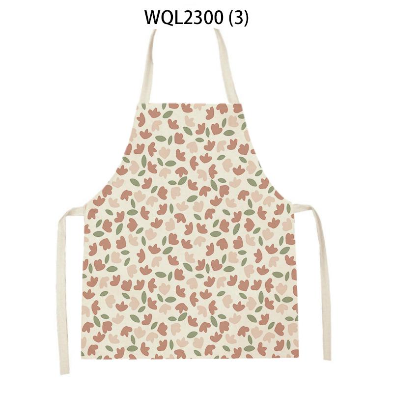 Nordic Simple Apron Clouds Home Cooking Baking Kitchen Aprons Fruit Leaves Coffee Shop Pinafores Cleaning Accessory 2026