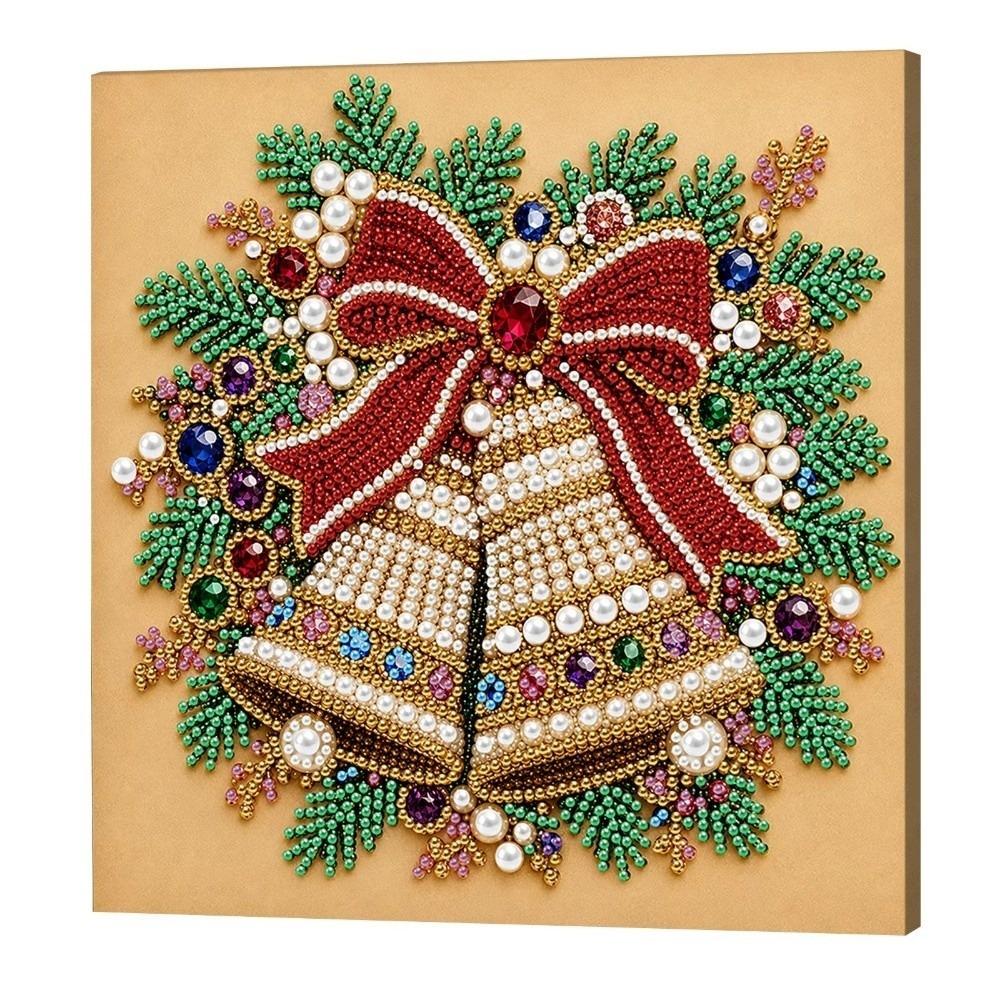 Self‑Adhesive Xmas Rhinestone Painting Kit Christmas Star Santa Crystal Painting Set Holiday Craft