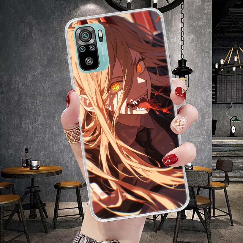 C-Chainsaw Mans Power Soft Phone Case For Xiaomi Redmi Note 15 14 14S 13 12 Pro Plus 12S 11 11S 11E 10 10S 11T 5G Fundas Coque R