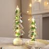 LED Christmas Tree Night Lights - Versatile DIY Desktop Ornaments for New Year Party & Home Decorations