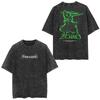 New ONE PIECE Nika Form Luffy Anime High Quality TShirt Men and Women Cotton Vintage Washed Print Retro Streetwear Tops