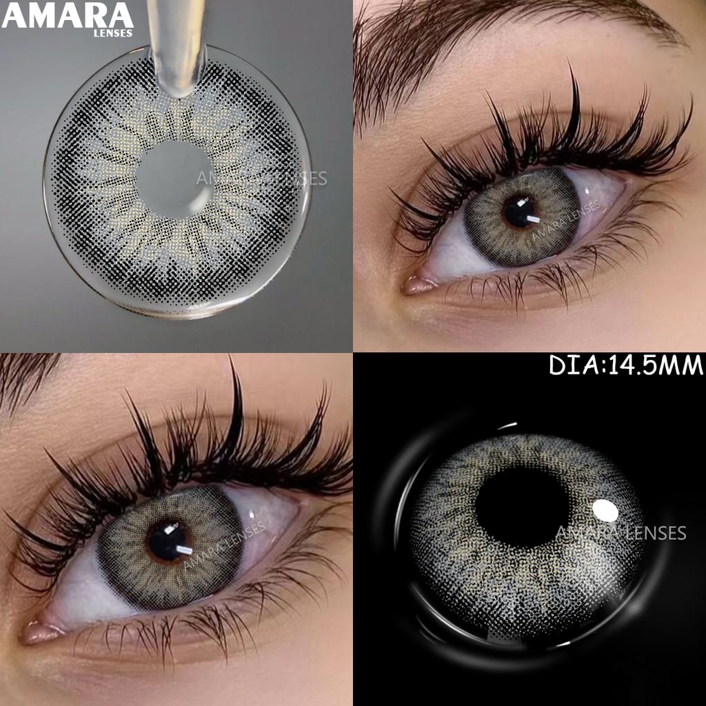 EYESHARE Natural Green Contacts Lenses for Eyes Brown Colored Lenses Gray Pupils Blue Lenses Yearly Colorful Makeup Eye Contact