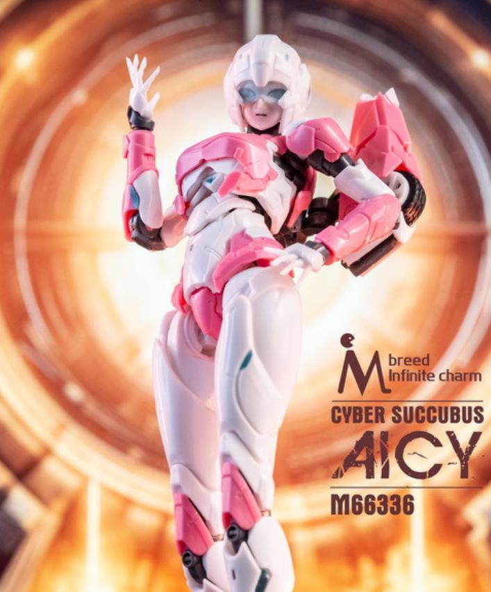 New Meili Wuxian M-Brand 66336 Arcee Children's Mecha Action Figure with Two Matte Faces