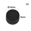 Pool Cue Tips 2 Pcs 14 Mm Dia 8 Mm Tall Cattlehide Leather for US Billiard