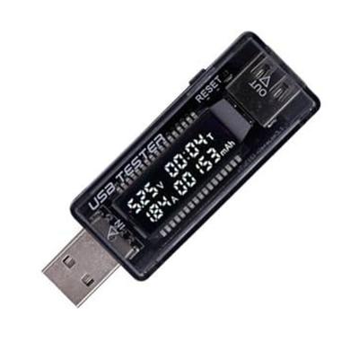 ABS Material Construction USB Power Tester Voltage Current Meter
