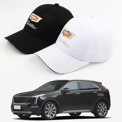 1pcs Car Emblem Embroidery Snapback Baseball Cap Spring And Autumn Outdoor Adjustable Casual Hats Sunscreen Hat For Cadillac