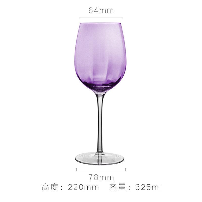 Purple Sparkling Stemless Handblown Glassware Hammered Glass Water Wine Drinkware Barware glasses