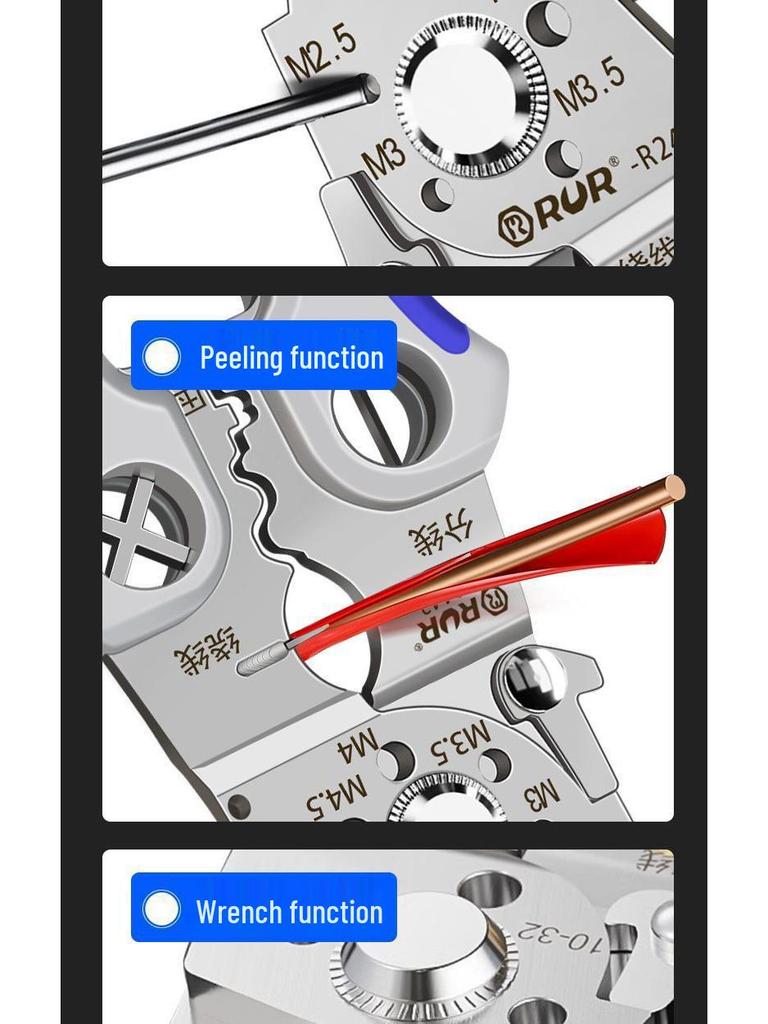Pro-Grade Multifunction Electrician's Wire Stripper and Cutter Tool Pliers