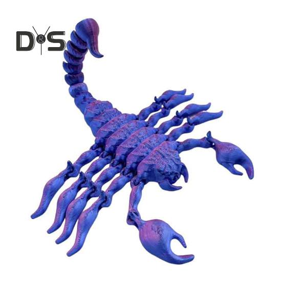 

3D-печатная статуэтка-украшение в виде скорпиона с гибкими суставами, реалистичные модели скорпионов для взрослых и подростков