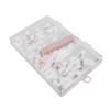 60pcs Dual Ended Nail Polish Brush Replacement  For Professional Nail Art Enthusiasts