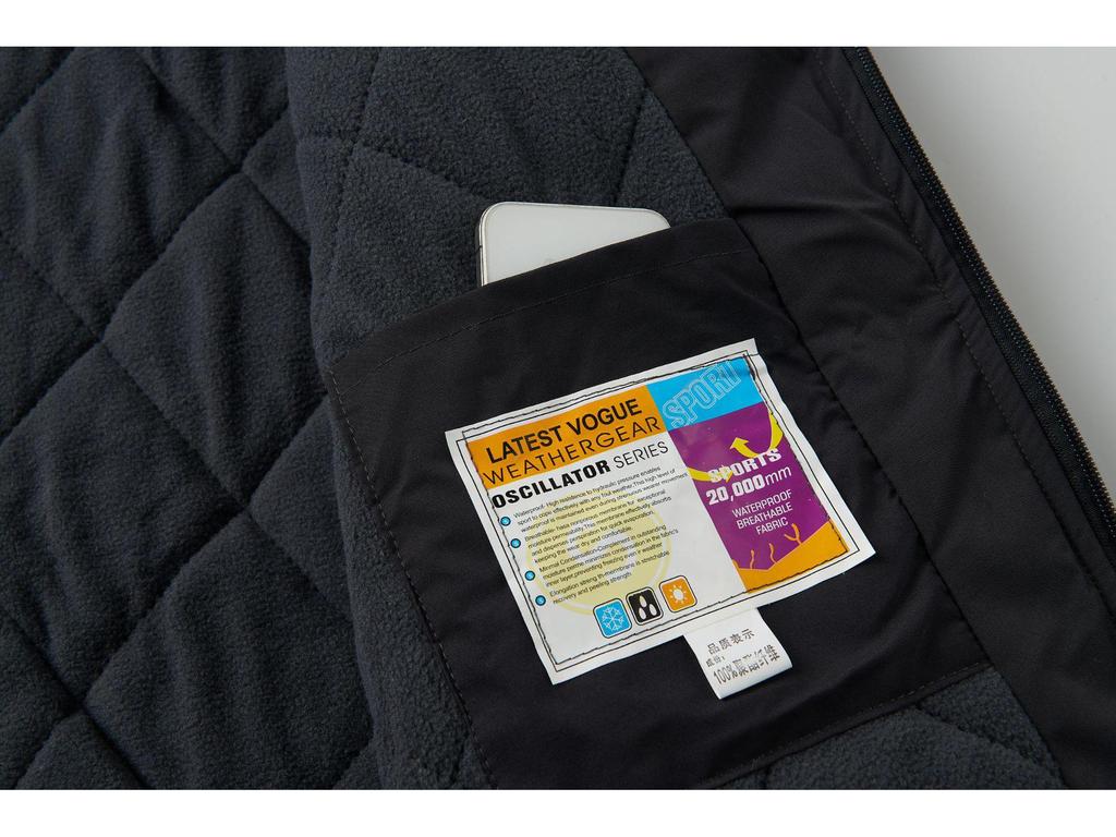 Unisex Fleece-Lined Windbreaker: Thickened, Solid Color Jacket for Couples - Winter Outdoor Warmth