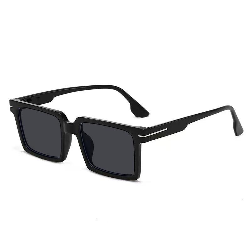 

Men s and Women s Retro Square Myopia Sunglasses Outdoor UV-Protective Glasses Unisex Fashionable Oversized Prescription Glasses -4.0 чорний