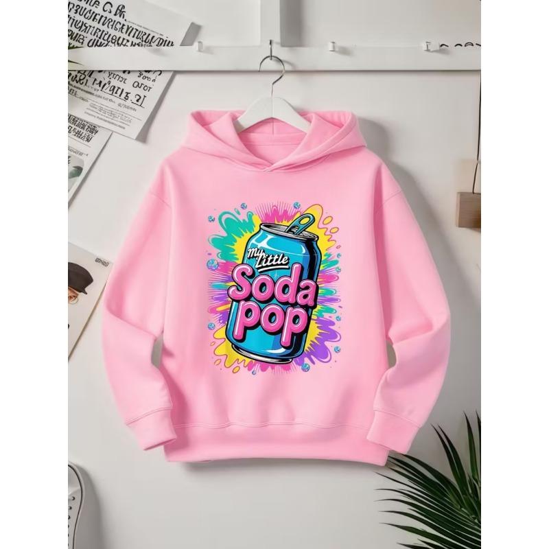 My Little Soda Pop Kinder Kapuzenpullover K-Pop Musik Koreanischer Anime Sweatshirt Hip Hop Jungen Kleidung Geschenk Süßer Spruch T-Shirt Locker Kinder Oberteil