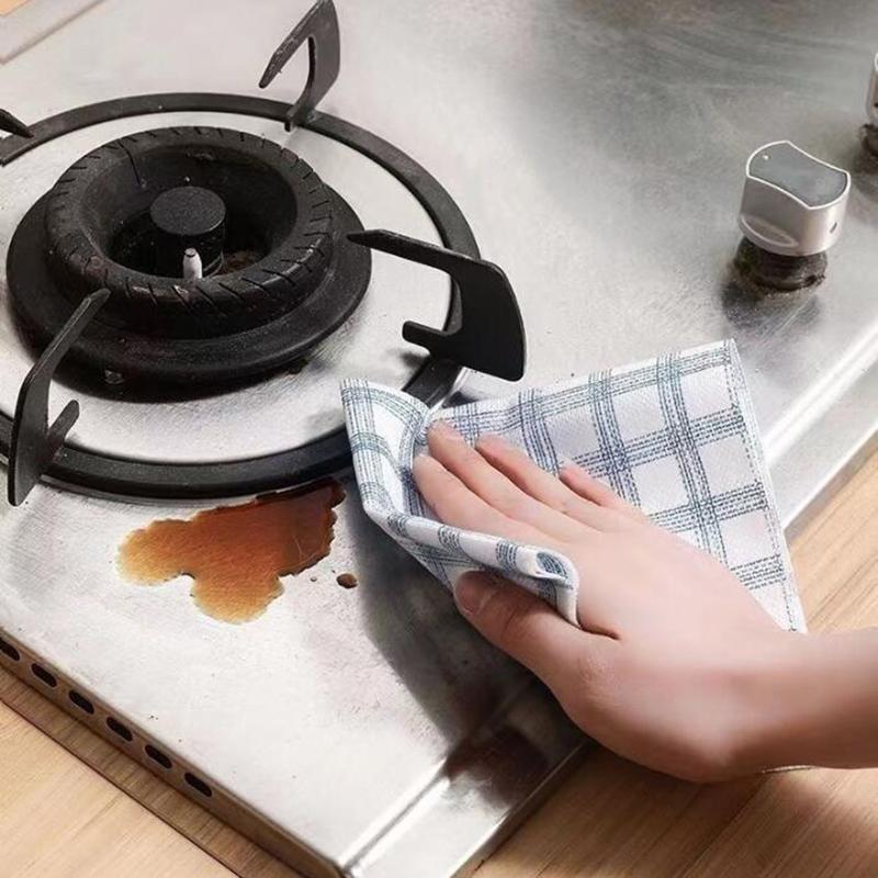 40Pcs/Roll Kitchen Lazy Dishcloth Rag Reusable Cleaning Cloths Strong Absorbent Thicken Multi-Purpose Non-Woven Towel