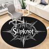 1 Stück Slipknot Band Logo Büro Runder Teppich Perfekt für das Büro Rutschfeste Rückseite, Dekorative Fußmatte yy250916009