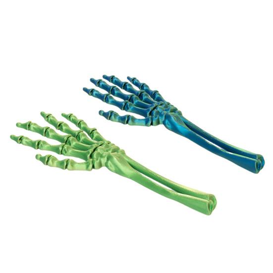 3D Printed Halloween Skeleton Hand Realistic Looking Widely Used Fake Human Hand Party Terror Scary Props Decoration