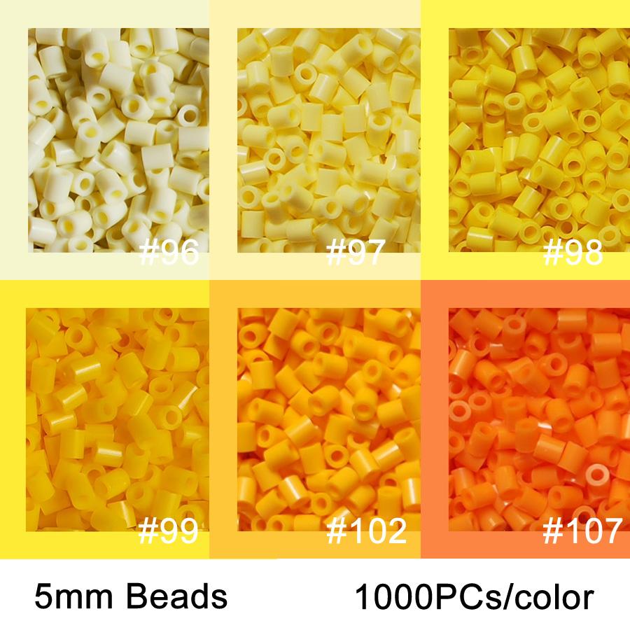 Non-Toxic 6000Pcs 5Mm Iron Beads Pixel Art Kit 6Color Black White For Kid Hama Perler Bead Diy Puzzles High Quality Gift Children Toys