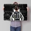 Poster Stampato Calcio Paulo Dybala Arte Murale Retro Personalizzato Segni Metallici in Latta Vintage per Decorazione Estetica Casa Decorazione Stanza