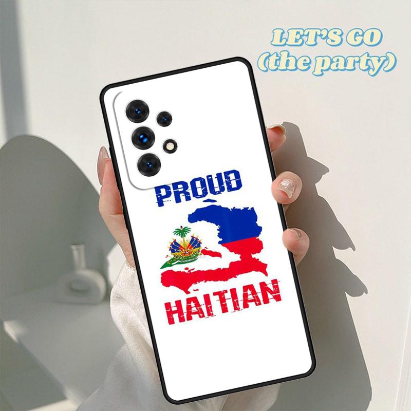 Haiti Haitian Flag Phone Case For Samsung Galaxy A42 A31 A40 A51 A71 A32 A80 A91 A52 A72 A73 A20e A21S A50 A70 A11 A12 Cover