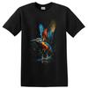 Kos T-shirt Kolorowy Latający Rozprysk Wody Sztuka Dzikiej Przyrody Graficzny T-shirt