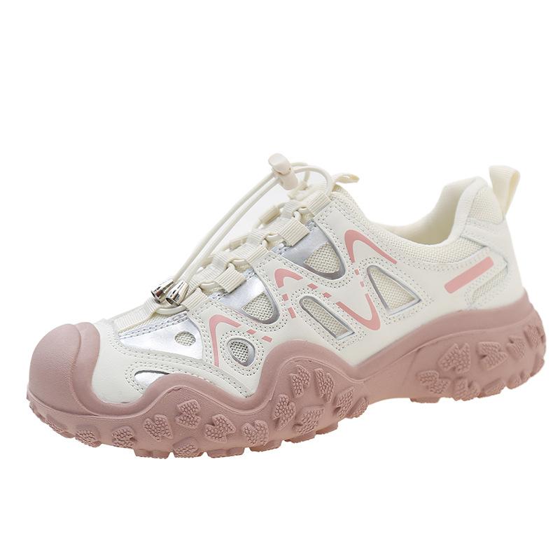 Spot ugly cute shoes women's shoes 2025 summer new sports shoes women's outdoor hiking shoes platform dad shoes