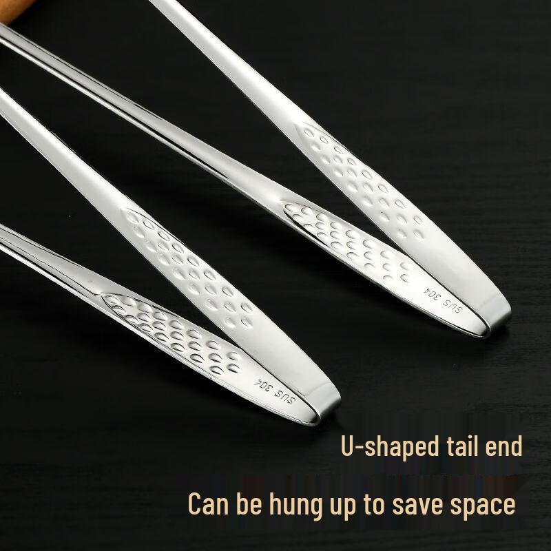 304 Stainless Steel Korean BBQ Tongs