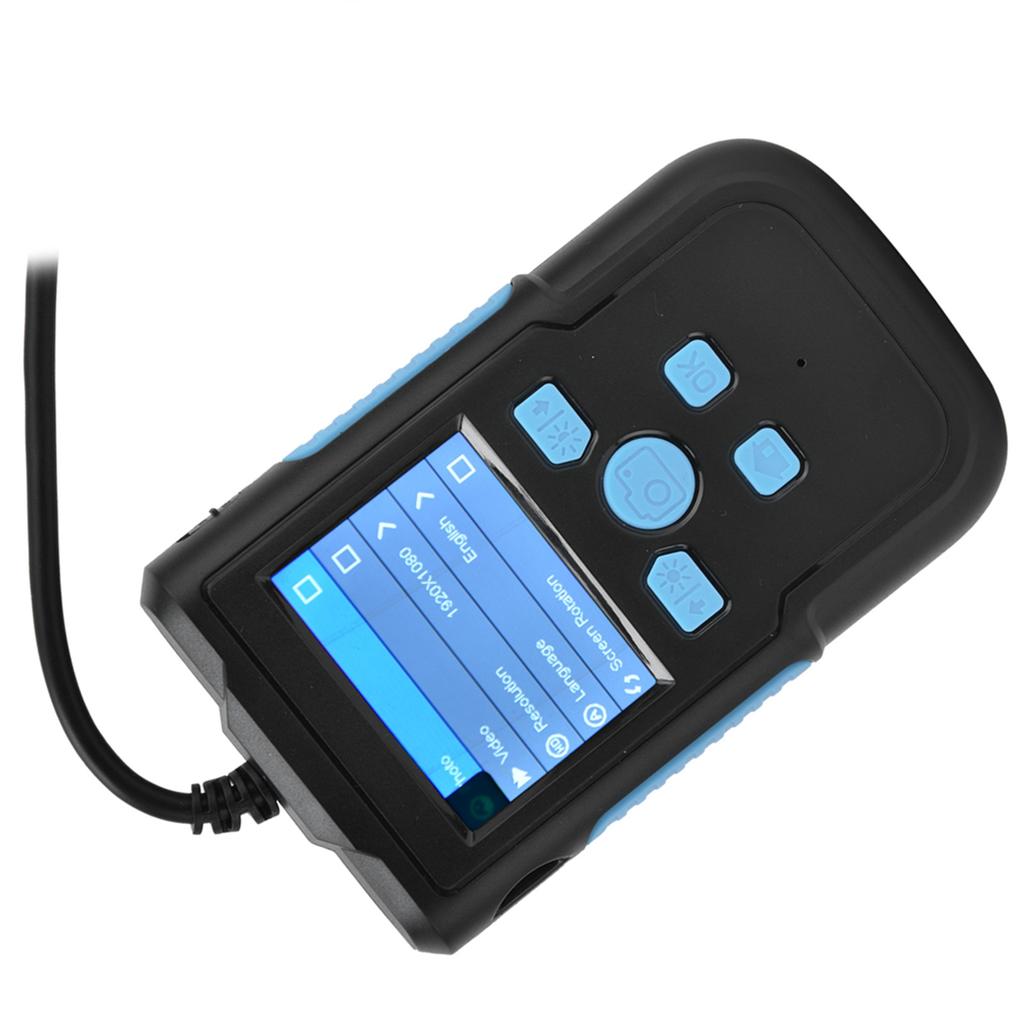 Endoscop digital 8LED P60 1080P HD cu ecran de 2,4 inch, lentilă de 8 mm, impermeabil, pentru inspecția conductelor