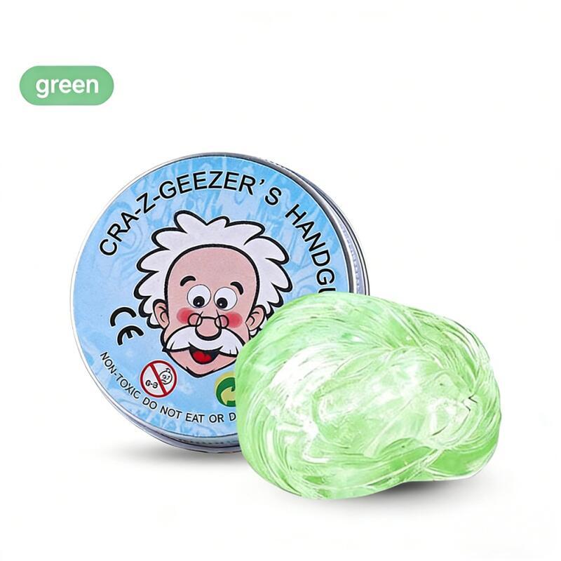 Colorful Non-Newtonian Liquid Glass Mud Children Stress Relief Toy DIY Handmade Clear Elastic Compound Non Toxic Creative Crafts Crystal Mud