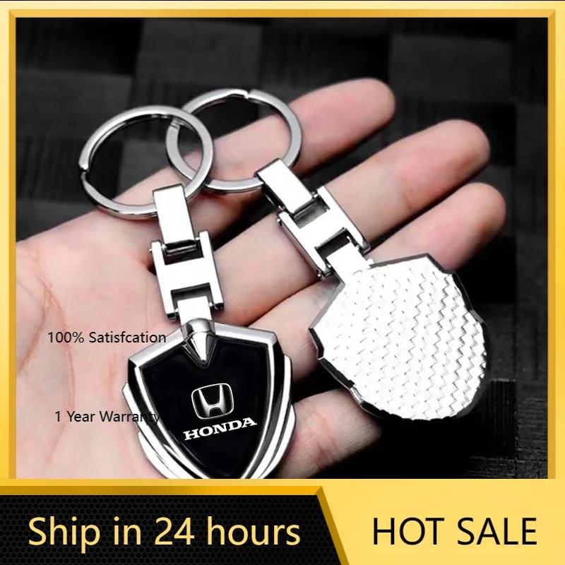 2025 Hot 3D Metal Key Rings Car Styling Car Logo Fashion Keychain For Honda Civic Mugen Accord Odyssey JAZZ CRV Fit Hrv Jazz CBR